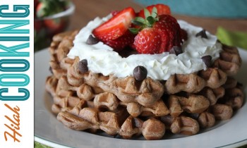 Chocolate Chip Waffles |  Hilah Cooking