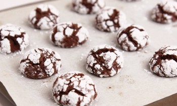 Chocolate Crinkle Cookie Recipe – Laura Vitale – Laura in the Kitchen Episode 756