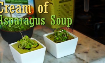 Cream of Asparagus Soup: Easy Organic Vegan Recipe