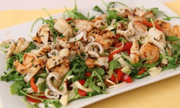 Grilled Shrimp & Calamari Salad Recipe – Laura Vitale – Laura in the Kitchen Episode 434