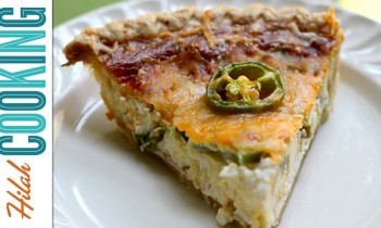 Jalapeño Popper Quiche – How To Make Quiche