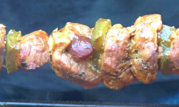 Pork Tenderloin Pan Skewers by the BBQ Pit Boys