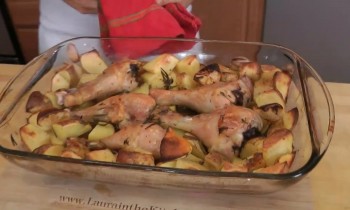 Roasted Chicken and Potato Bake – Recipe by Laura Vitale – Laura in the Kitchen Ep 199