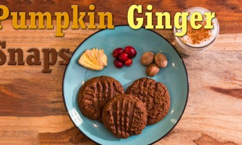 Vegan Pumpkin Ginger Snaps