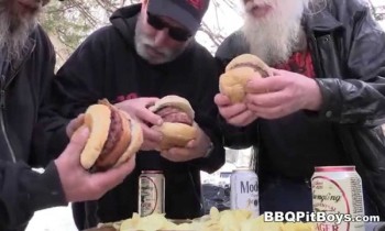 Beer Can Bacon Burgers by the BBQ Pit Boys