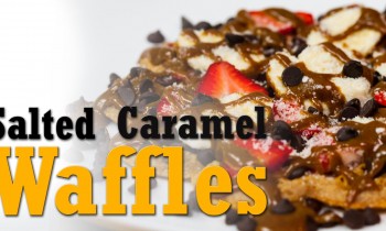 Vegan Gluten Free Salted Caramel Waffles