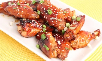 Baked Honey Teriyaki Wings Recipe – Laura Vitale – Laura in the Kitchen Episode 904