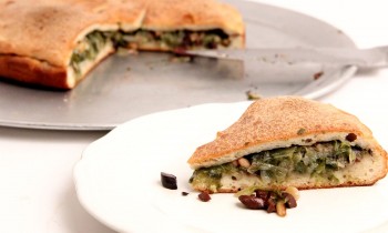 Escarole Stuffed Pizza Recipe – Laura Vitale – Laura in the Kitchen Episode 875