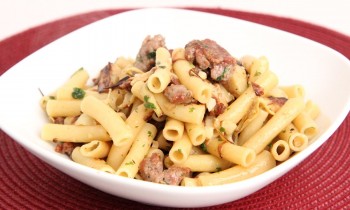 Pasta with Sausage & Artichokes Recipe – Laura Vitale – Laura in the Kitchen Episode 890