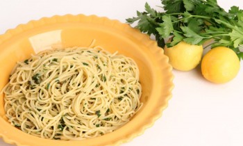 Lemon & Herb Spaghetti Recipe – Laura Vitale – Laura in the Kitchen Episode 912