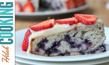 Red White & Blueberry Cake