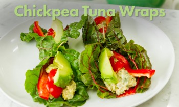 Chickpea Tuna Wraps