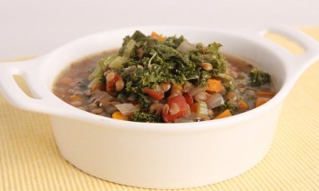 Crock Pot Lentil & Kale Soup Recipe – Laura Vitale – Laura in the Kitchen Episode