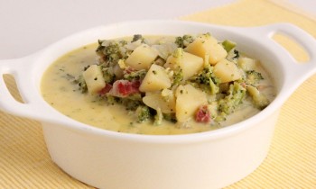 Cheesy Potato & Broccoli Soup – Laura Vitale – Laura in the Kitchen Episode 1010