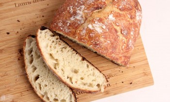 No-Knead Rustic Bread Recipe – Laura Vitale – Laura in the Kitchen Episode 1025